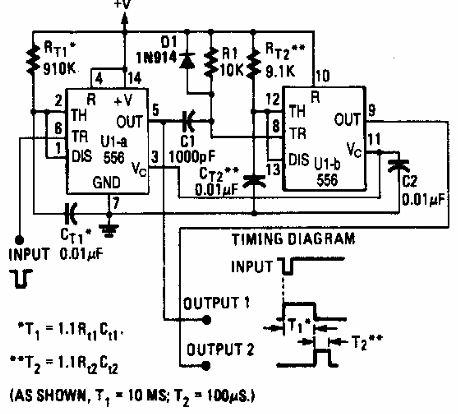 Generador de pulso con retraso 555
Generador de pulso con retraso 555