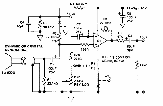 Preamplificador de micrófono
Preamplificador de micrófono