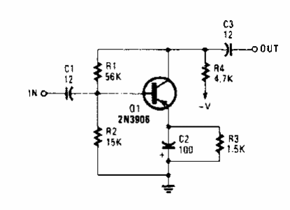Etapa de preamplificación
Etapa de preamplificación