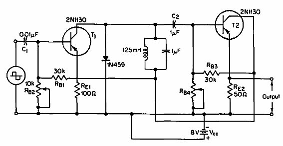 Disparador con salida de emisor común 
