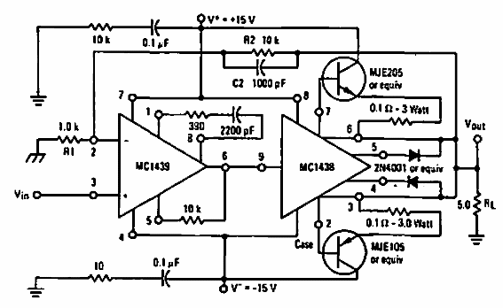 Amplificador de 30 W para servo
Amplificador de 30 W para servo