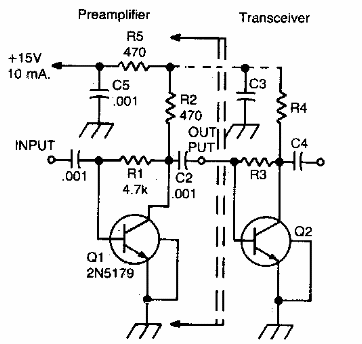 Amplificador de dos metros 
