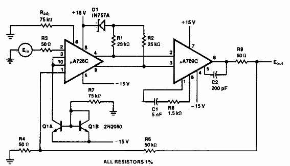 Amplificador de ganancia 1000
Amplificador de ganancia 1000