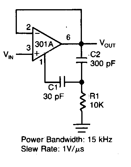 Seguidor de tensión rápido
Seguidor de tensión rápido