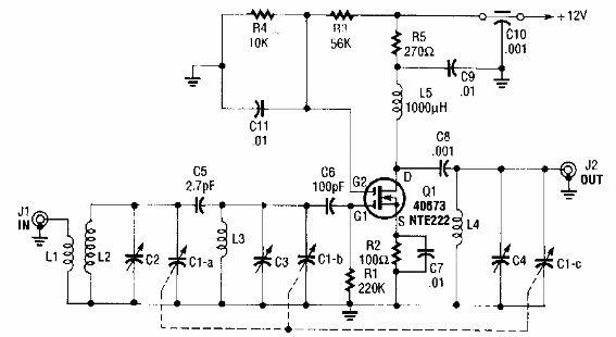Amplificador de RF con MOSFET
Amplificador de RF con MOSFET