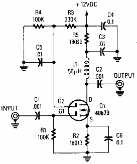 Amplificador MOSFET de banda ancha
Amplificador MOSFET de banda ancha