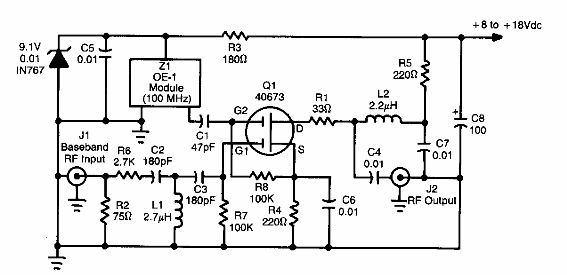 Convertidor para subportadora TVRO
Convertidor para subportadora TVRO