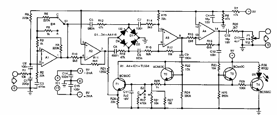 Circuito de efectos de sonido
Circuito de efectos de sonido