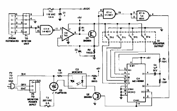 Monitor de potencia para computadora 
