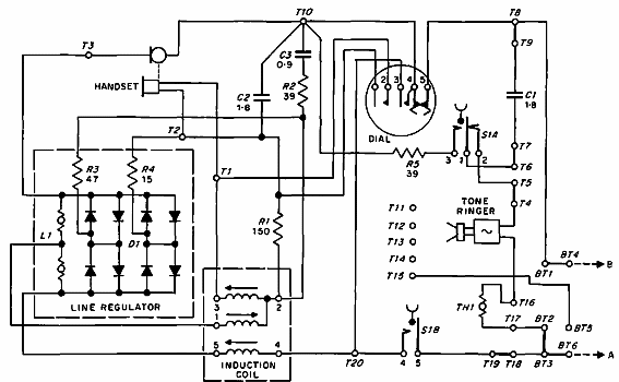 Circuito para transmisión telefónica
Circuito para transmisión telefónica