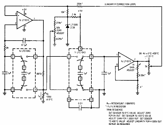 Circuito para RTD
Circuito para RTD
