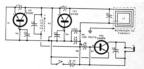 Detector de metales transistorizado
Detector de metales transistorizado