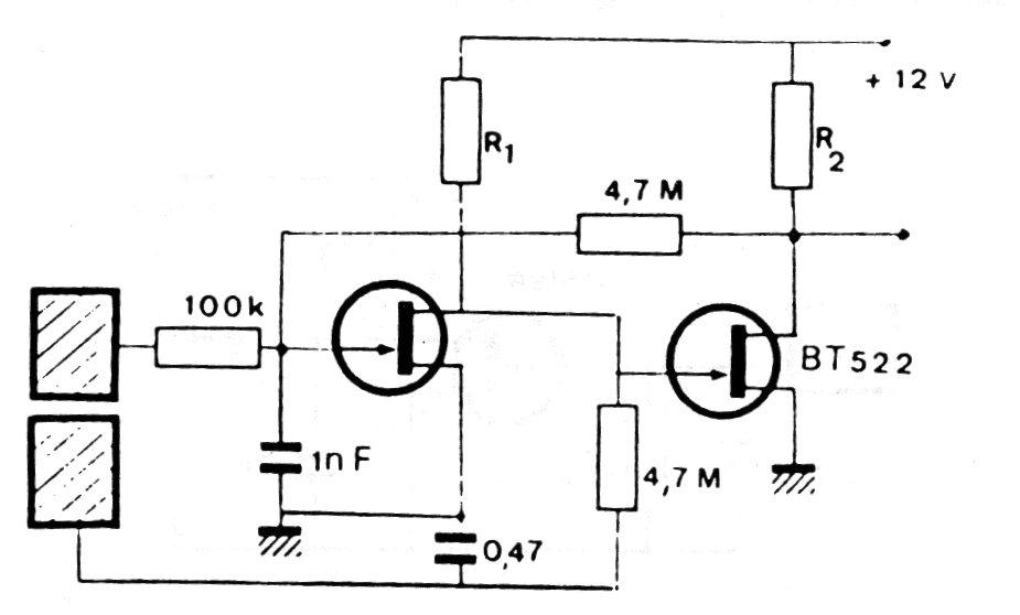 Toque biestable con FET
Toque biestable con FET