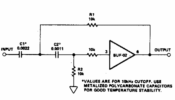 Filtro activo de segundo orden
Filtro activo de segundo orden