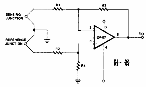 Amplificador de termopar de alta estabilidad
Amplificador de termopar de alta estabilidad