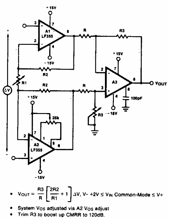 Amplificador de instrumentación 
