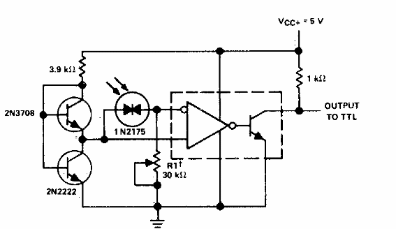 Comparador para fotodiodo 
