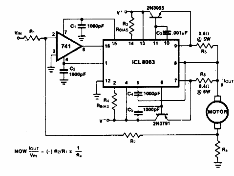 Accionamiento de motor de corriente constante 
