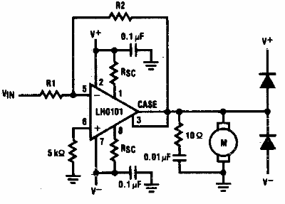 Amplificador de servomotor 
