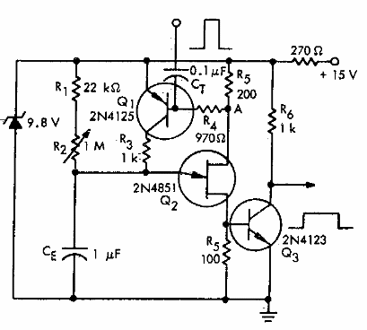 Monoestable con unijuntura
Monoestable con unijuntura