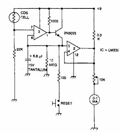 Medidor de tiempo de exposición 
