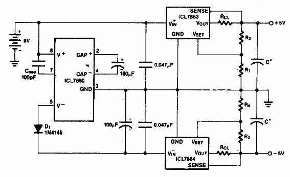Regulador Split para fuente simétrica
Regulador Split para fuente simétrica