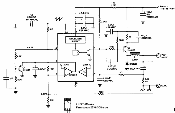 Convertidor reductor de 5V x 500 mA
Convertidor reductor de 5V x 500 mA