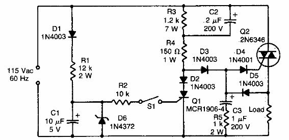 Regulador con triac
Regulador con triac