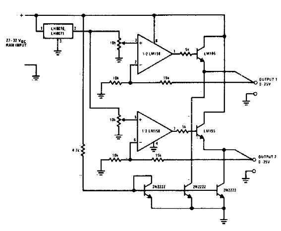 Fuente conmutada simétrica 
