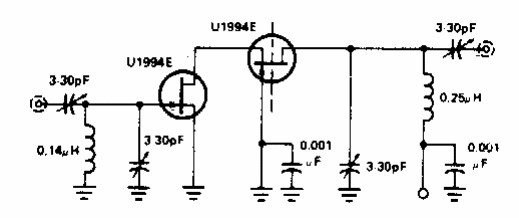 Amplificador en cascode para de 80 MHz
Amplificador en cascode para de 80 MHz
