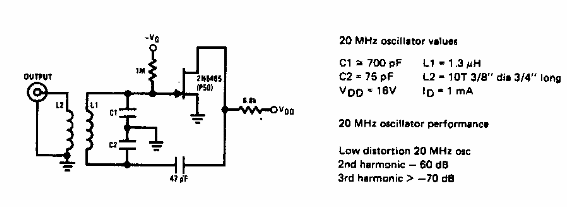 Oscilador de baja distorsión 
