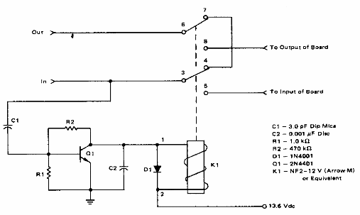 Relé accionado por tono 
