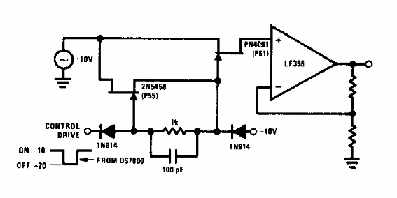 Interruptor analógico de alta frecuencia 
