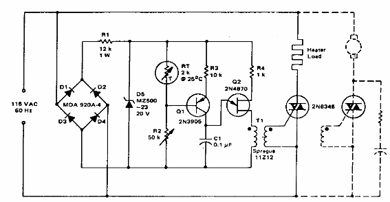 Control de temperatura con sensor 
