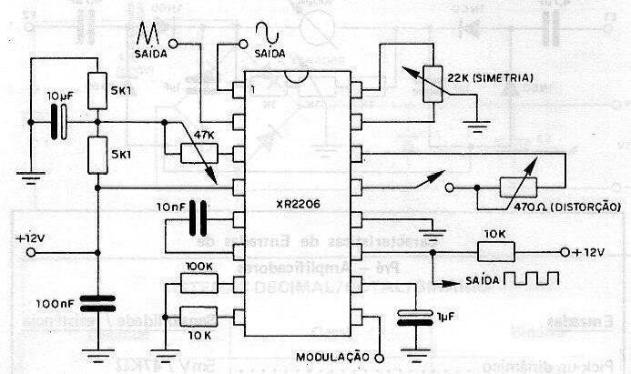 Generador de funciones con el XR2206
Generador de funciones con el XR2206
