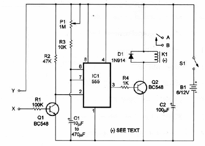 Interruptorde toque temporizado 
