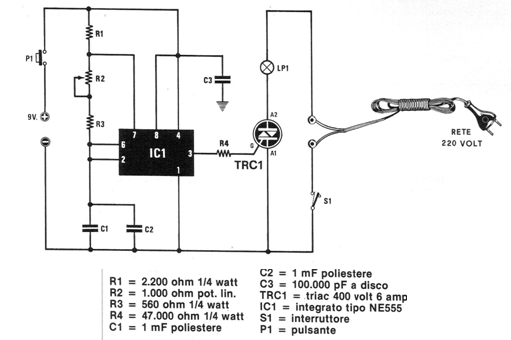 Estroboscópico con lámpara incandescente 
