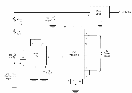 Secuenciador para control de motor paso a paso 
