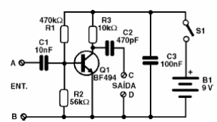 Amplificador de antena 
