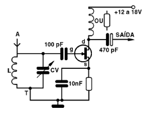 Preamplificador RF sintonizado
Preamplificador RF sintonizado
