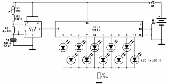 Secuencial 4017 Básico 

