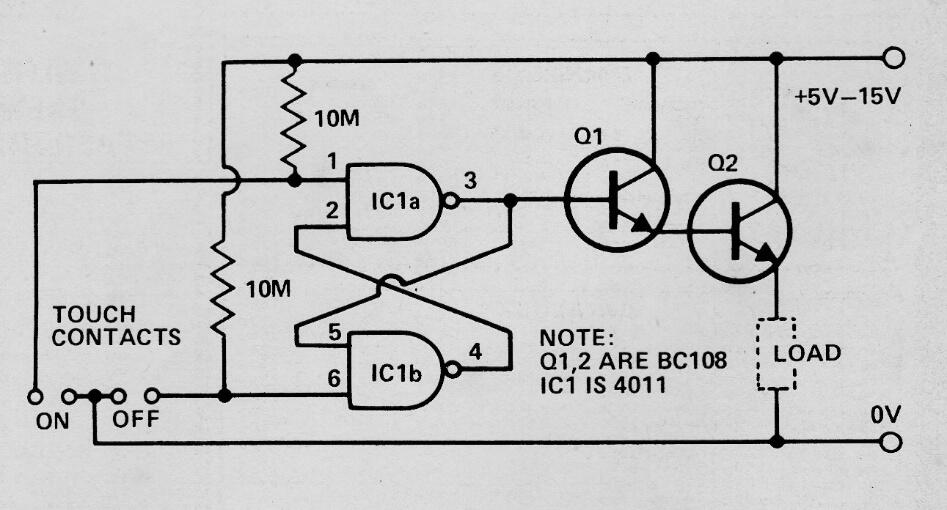 Interruptor de toque CMOS
Interruptor de toque CMOS