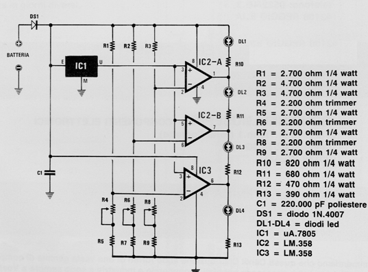Voltímetro de coche 
