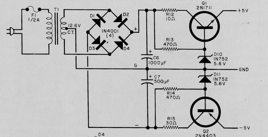 Fuente de alimentación simétrica 5 + 5 V x 1 A
Fuente de alimentación simétrica 5 + 5 V x 1 A
