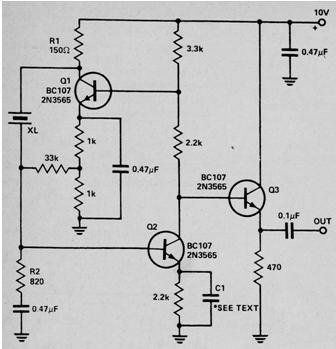 Serie de osciladores LF con XTAL 
