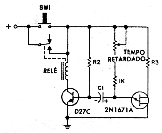Apagado después de 60 segundos con UJT 
