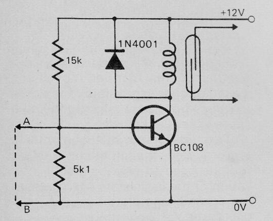 Controlador para relé Reed 
