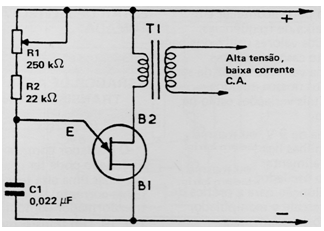 Generador de alta tensión unijuntura
