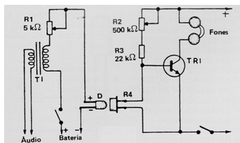 Optoacoplador experimental
Optoacoplador experimental