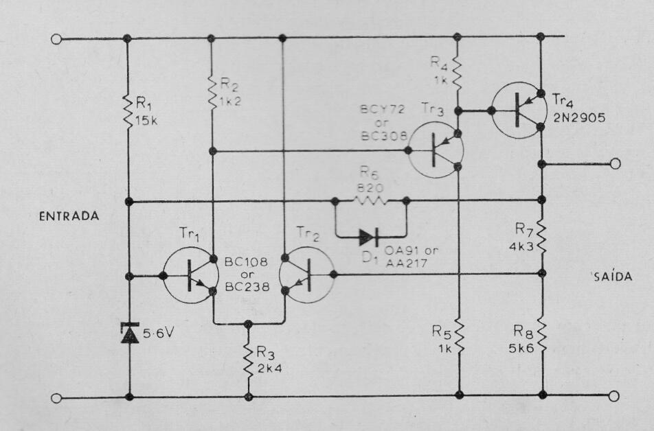 Protección de reguladores con diodo de germanio
Protección de reguladores con diodo de germanio